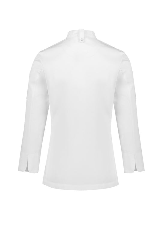 BIZ COLLECTION Womens Al Dente Long Sleeve Chef Jacket CH230LL Clearance