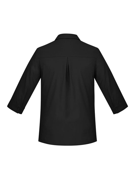 BIZ CARE Womens Florence Plain 3/4 Sleeve Shirt CS951LT Clearance