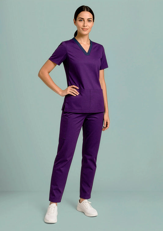 BIZ CARE Womens Riley Straight Leg Scrub Pant CSP047LL