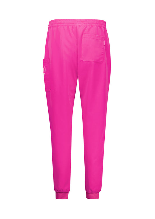 BIZ CARE Womens Pink Jogger Scrub Pant CSP241LL