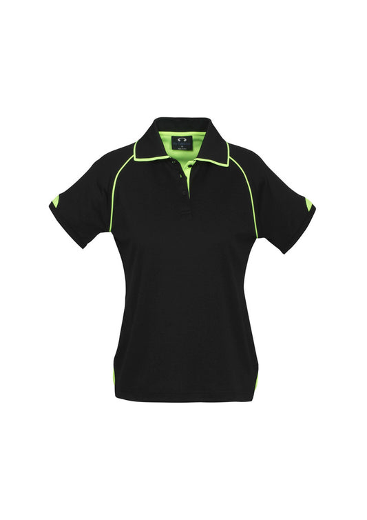 BIZ COLLECTION Womens Fusion Short Sleeve Polo P29022