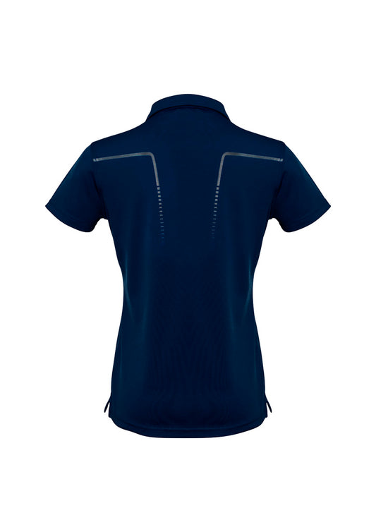 BIZ COLLECTION Womens Cyber Short Sleeve Polo P604LS