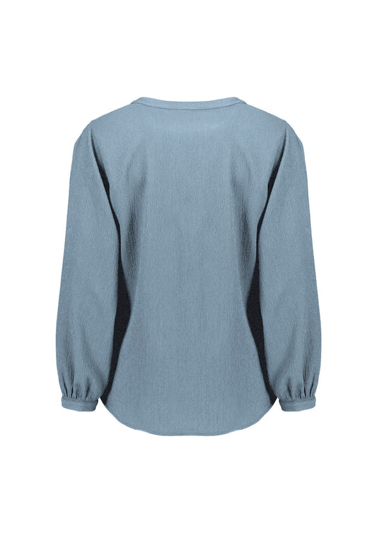 BIZ CORPORATES Womens Ruche Long Sleeve Blouse RU568LL