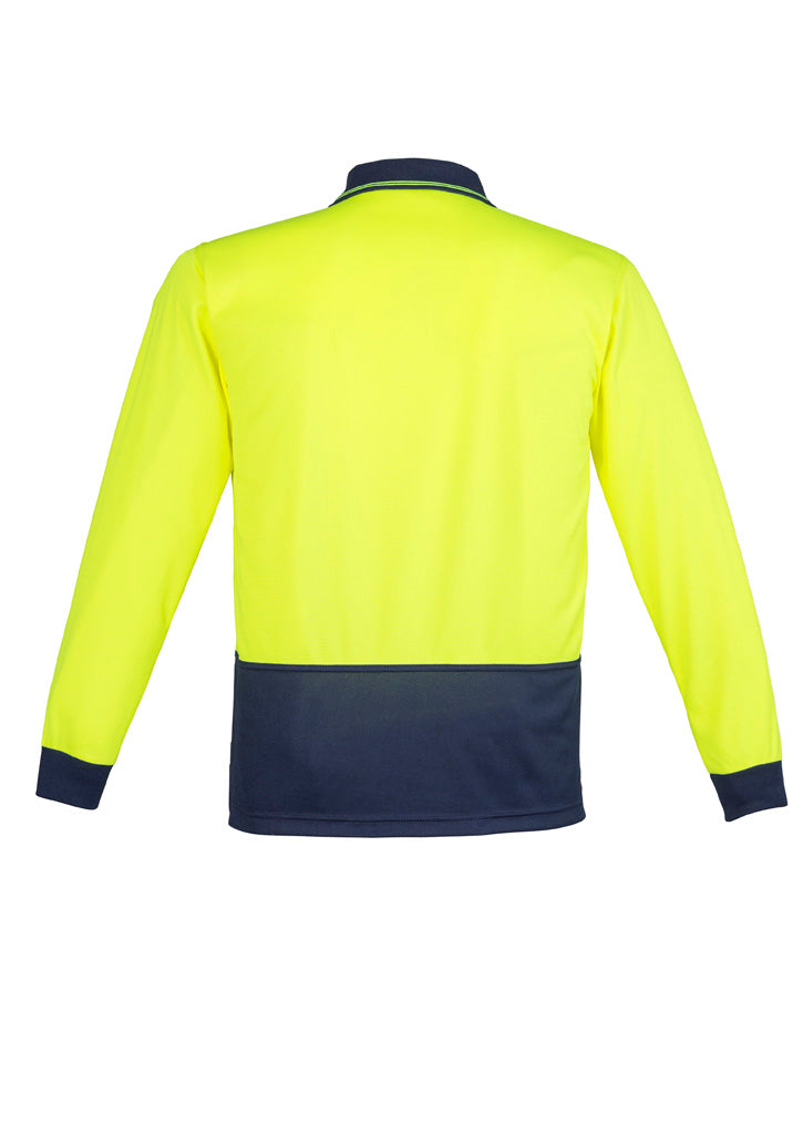 SYZMIK Unisex Hi Vis Basic Long Sleeve Polo ZH232