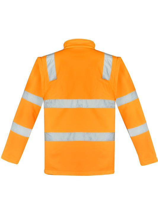SYZMIK Unisex Hi Vis VIC Rail 2 In 1 Softshell Jacket ZJ780