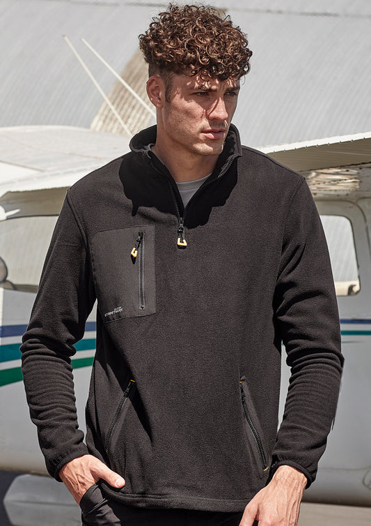 SYZMIK Unisex Streetworx Lightweight 1/4 Zip Polar Fleece ZT210