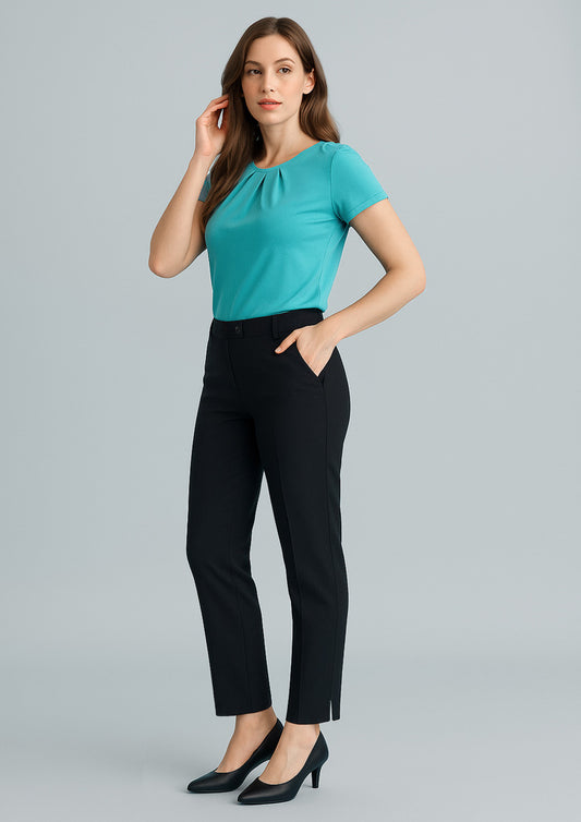 BIZ CORPORATES Womens Cool Stretch Slim Leg Pant 10117
