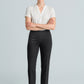 BIZ CORPORATES Womens Cool Stretch Bandless Slim Leg Pant 10121
