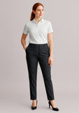 BIZ CORPORATES Womens Siena Bandless Elastic Waist Pant 10722