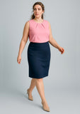 BIZ CORPORATES Womens Cool Stretch Relaxed Fit Lined Skirt 20111
