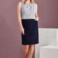 BIZ CORPORATES Womens Siena Front Pleat Detail Straight Skirt 20720