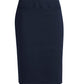 BIZ CORPORATES Womens Comfort Wool Stretch Relaxed Fit Lined Skirt 24011