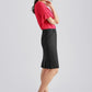 BIZ CORPORATES Womens Comfort Wool Stretch Multi-Pleat Skirt 24015