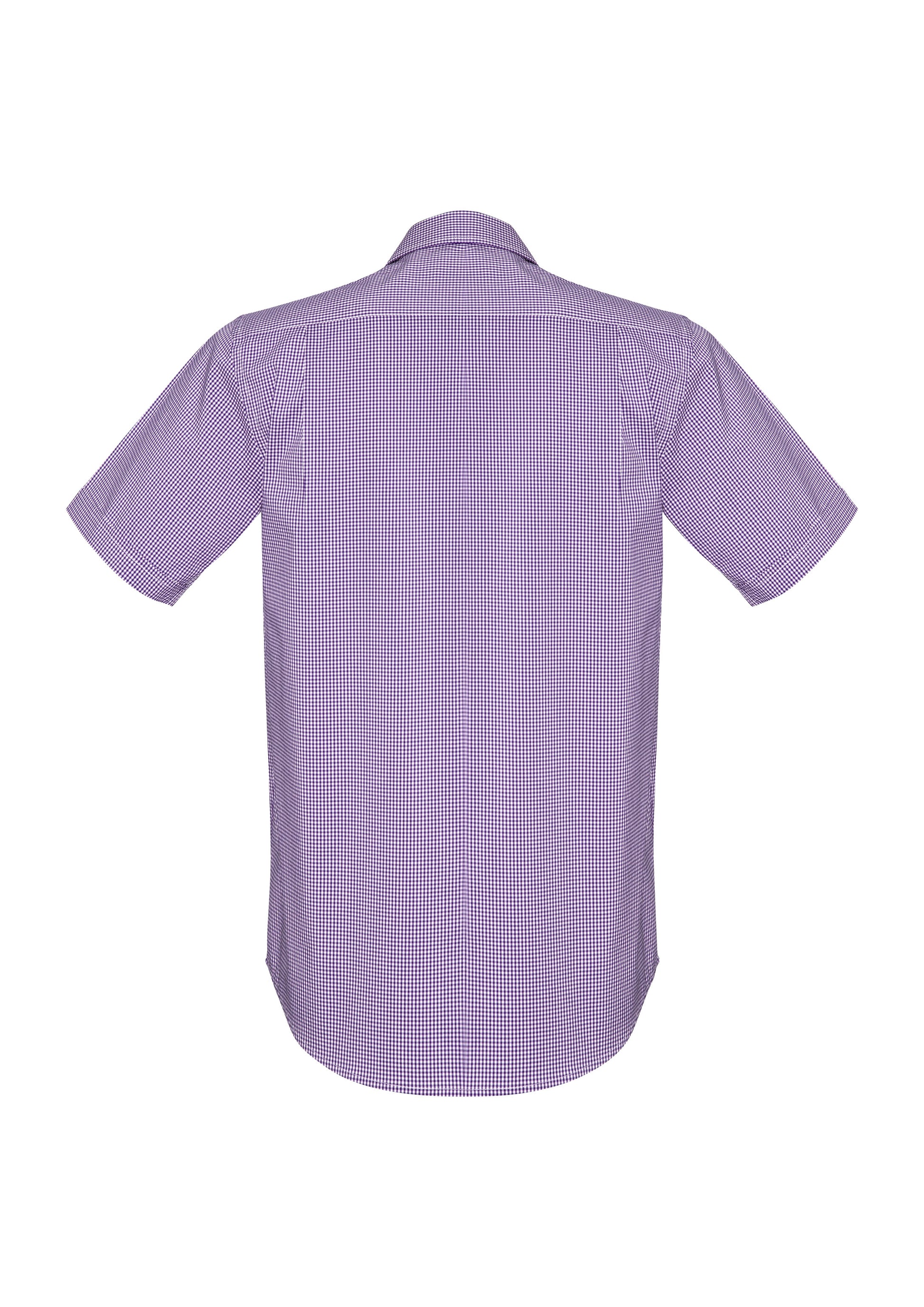 BIZ CORPORATES Mens Newport Short Sleeve Shirt 42522