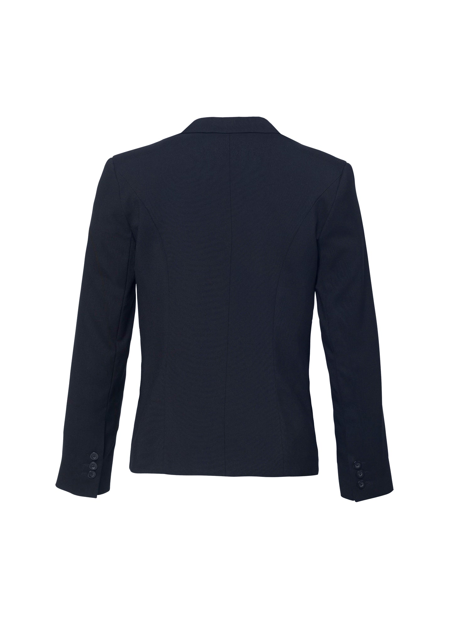 BIZ CORPORATES Womens Cool Stretch Short Jacket with Reverse Lapel 60113