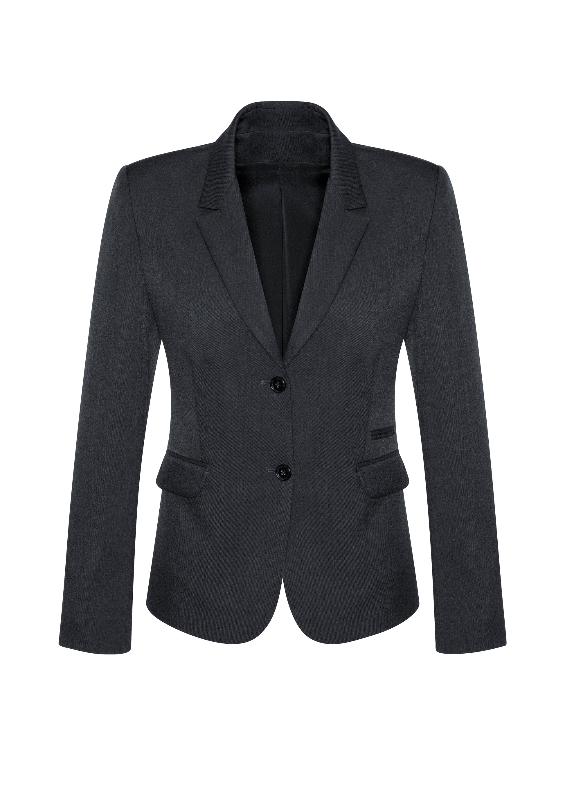 BIZ CORPORATES Womens Cool Stretch 2 Button Mid Length Jacket 60119