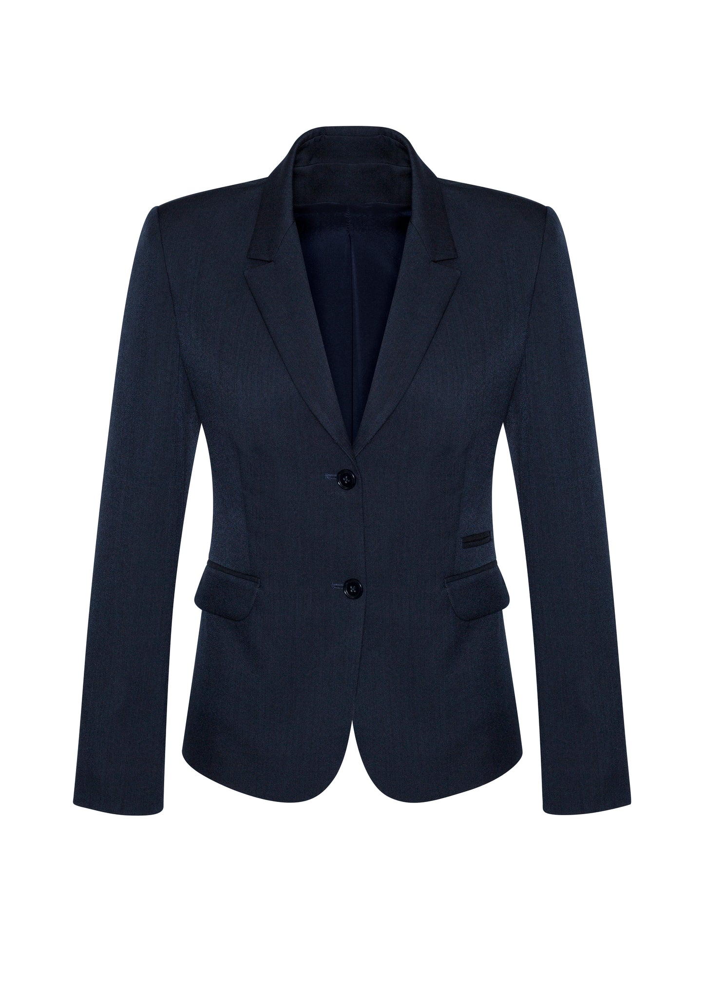 BIZ CORPORATES Womens Cool Stretch 2 Button Mid Length Jacket 60119