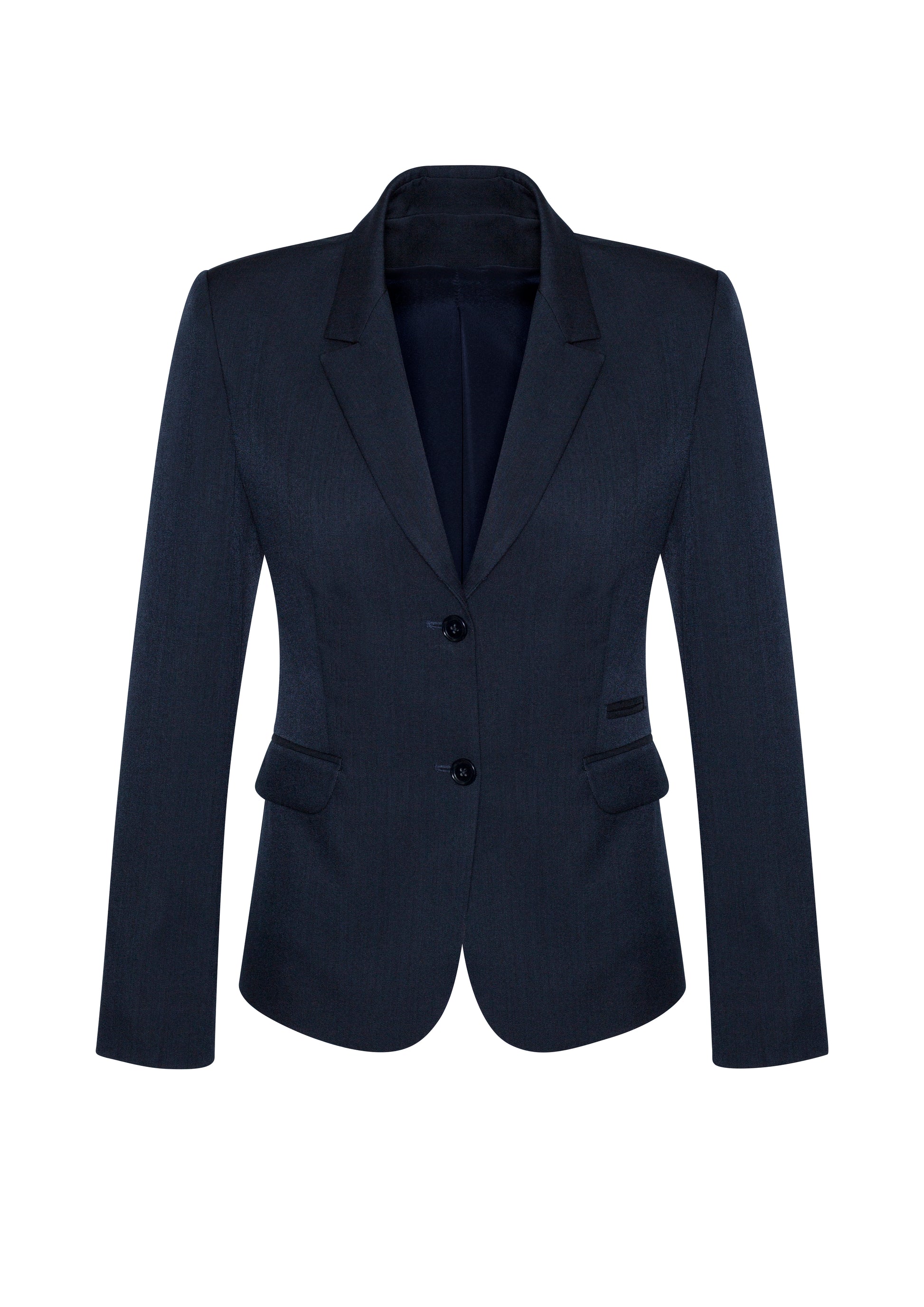 BIZ CORPORATES Womens Cool Stretch 2 Button Mid Length Jacket 60119