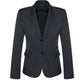 BIZ CORPORATES Womens Comfort Wool Stretch 2 Button Mid Length Jacket 64019