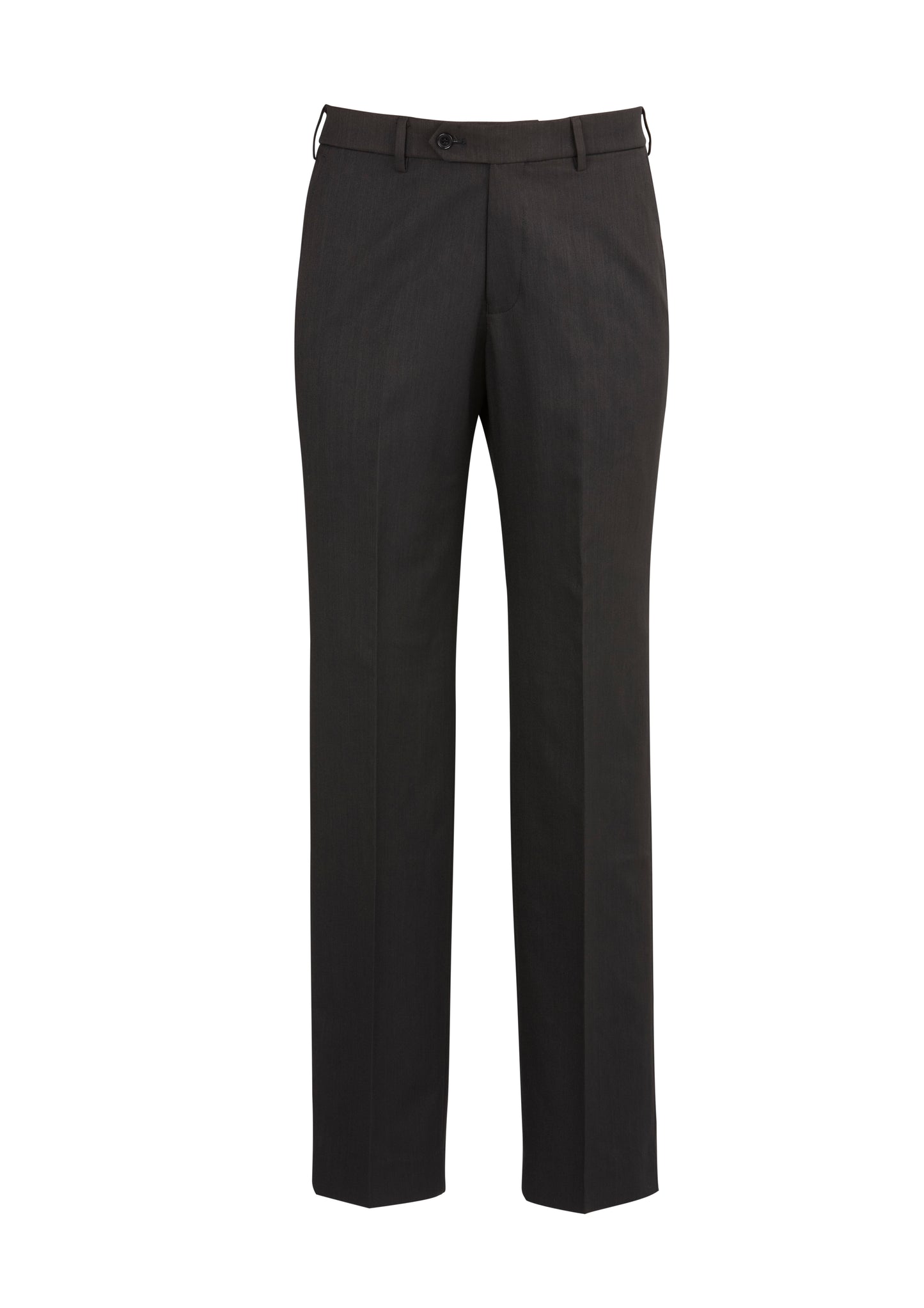 BIZ CORPORATES Mens Cool Stretch Flat Front Pant (Stout) 70112S Clearance
