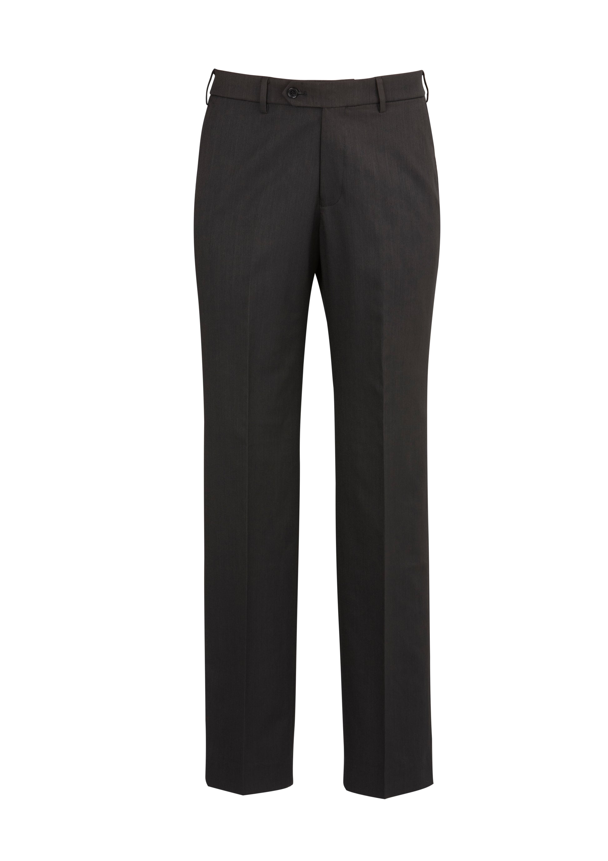 BIZ CORPORATES Mens Cool Stretch Flat Front Pant (Stout) 70112S Clearance