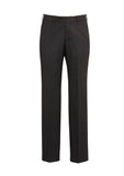BIZ CORPORATES Mens Cool Stretch Flat Front Pant (Stout) 70112S Clearance