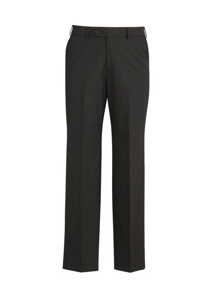 BIZ CORPORATES Mens Comfort Wool Stretch Flat Front Pant 74012 Clearance