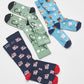 BIZ CARE Unisex Happy Feet Comfort Socks CCS149U