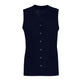 BIZ CARE Womens Button Front Knit Vest CK961LV