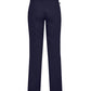 BIZ CARE Mens Comfort Waist Flat Front Pant CL958ML