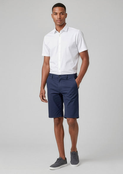 BIZ CARE Mens Comfort Waist Cargo Short CL960MS
