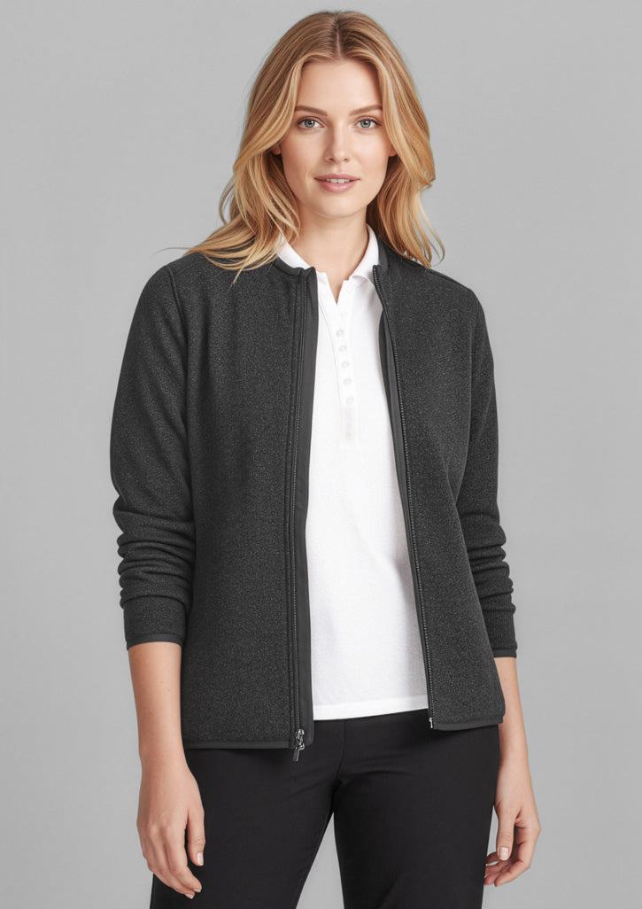 BIZ CARE Womens Nova Zip Front Jumper CO342LJ