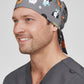 BIZ CARE Unisex Printed Scrub Cap CSC245U