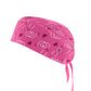 BIZ CARE Unisex Pink Printed Scrub Cap CSC246U