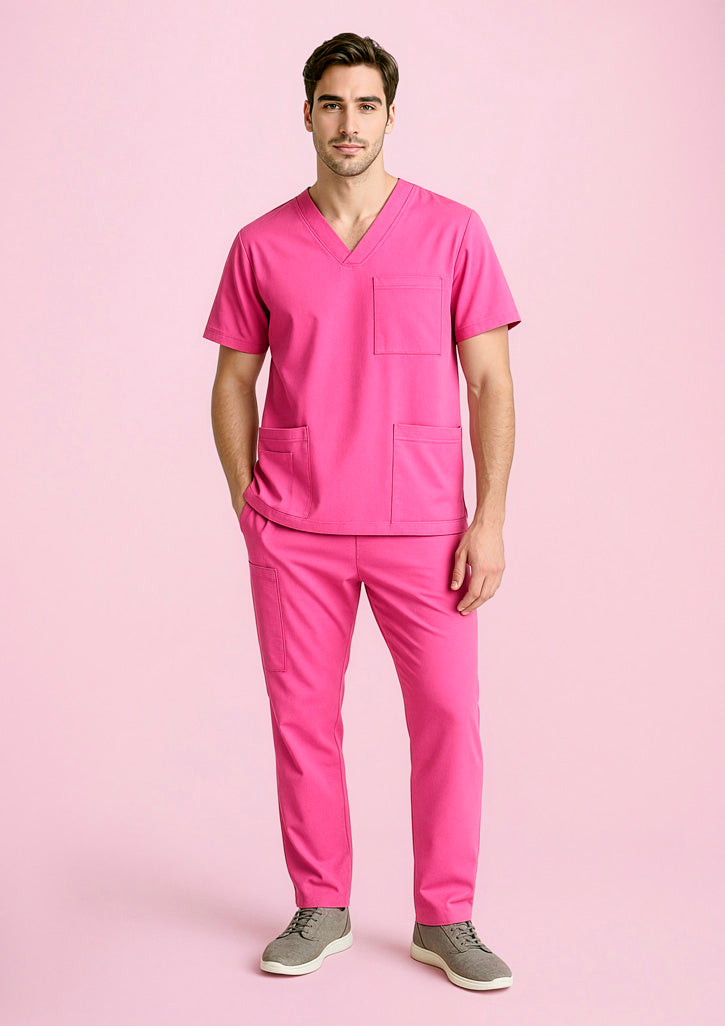 BIZ CARE Unisex Pink Scrub Pant CSP102UL