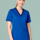 BIZ CARE Womens Riley Stretch Scrub Top CST043LS