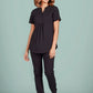 BIZ CARE Womens Rose Tunic Scrub Top CST243LS