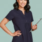 BIZ CARE Womens Rose Tunic Scrub Top CST243LS