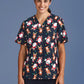 BIZ CARE Womens Christmas Short Sleeve V-neck Scrub (Cotton) CST446LS