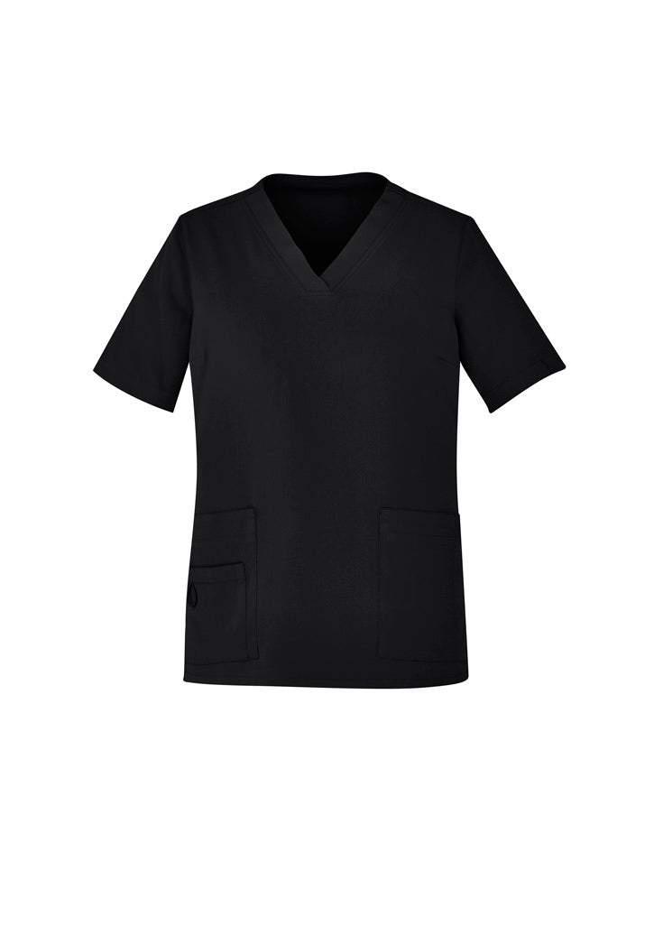 BIZ CARE Womens Avery V-Neck Scrub Top CST941LS