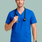 BIZ CARE Mens Avery V-Neck Scrub Top CST945MS
