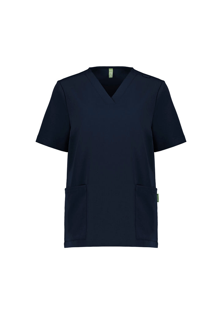 BIZ CARE Womens Pulse V-Neck Scrub Top CU543LS
