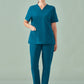 BIZ CARE Womens Pulse V-Neck Scrub Top CU543LS