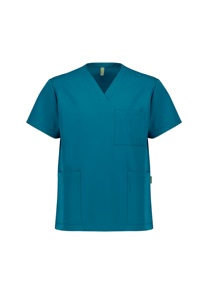 BIZ CARE Unisex Pulse V-Neck Scrub Top CU544US