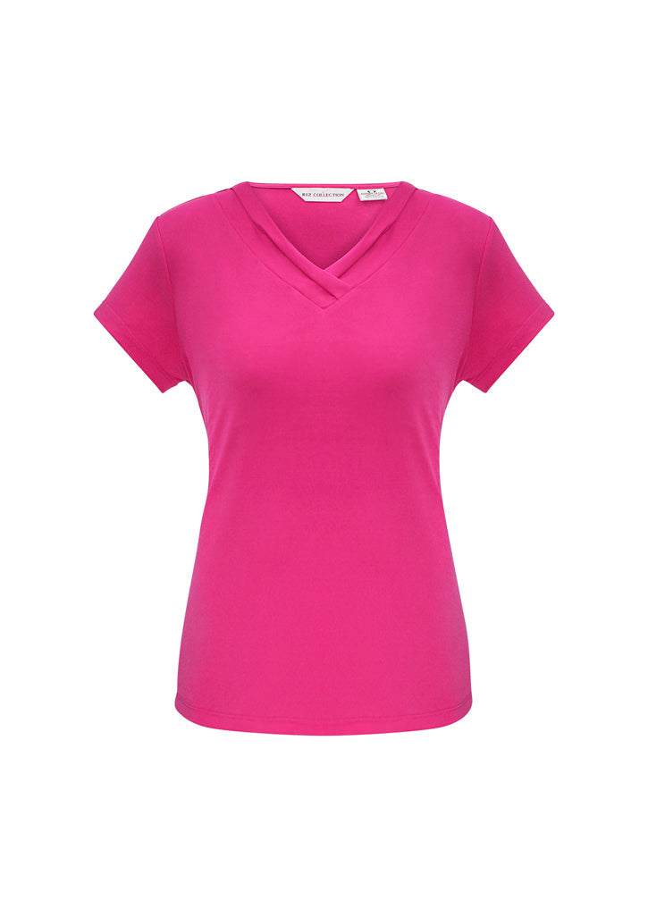 BIZ COLLECTION Womens Lana Short Sleeve Top K819LS Clearance