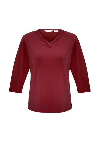 BIZ COLLECTION Womens Lana 3/4 Sleeve Top K819LT Clearance