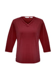 BIZ COLLECTION Womens Lana 3/4 Sleeve Top K819LT Clearance
