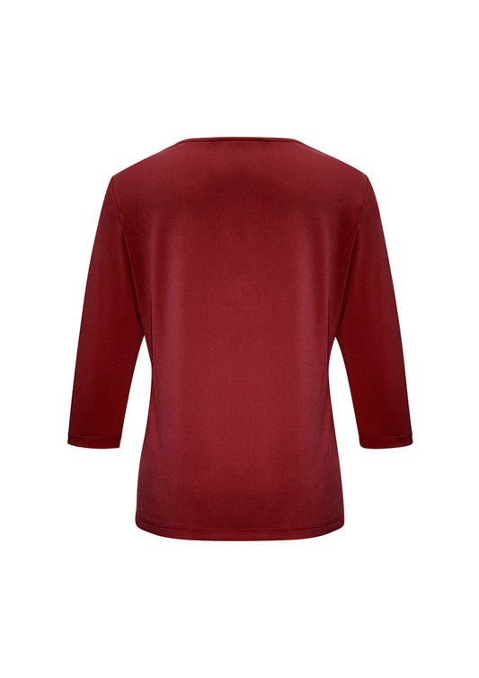 BIZ COLLECTION Womens Lana 3/4 Sleeve Top K819LT Clearance