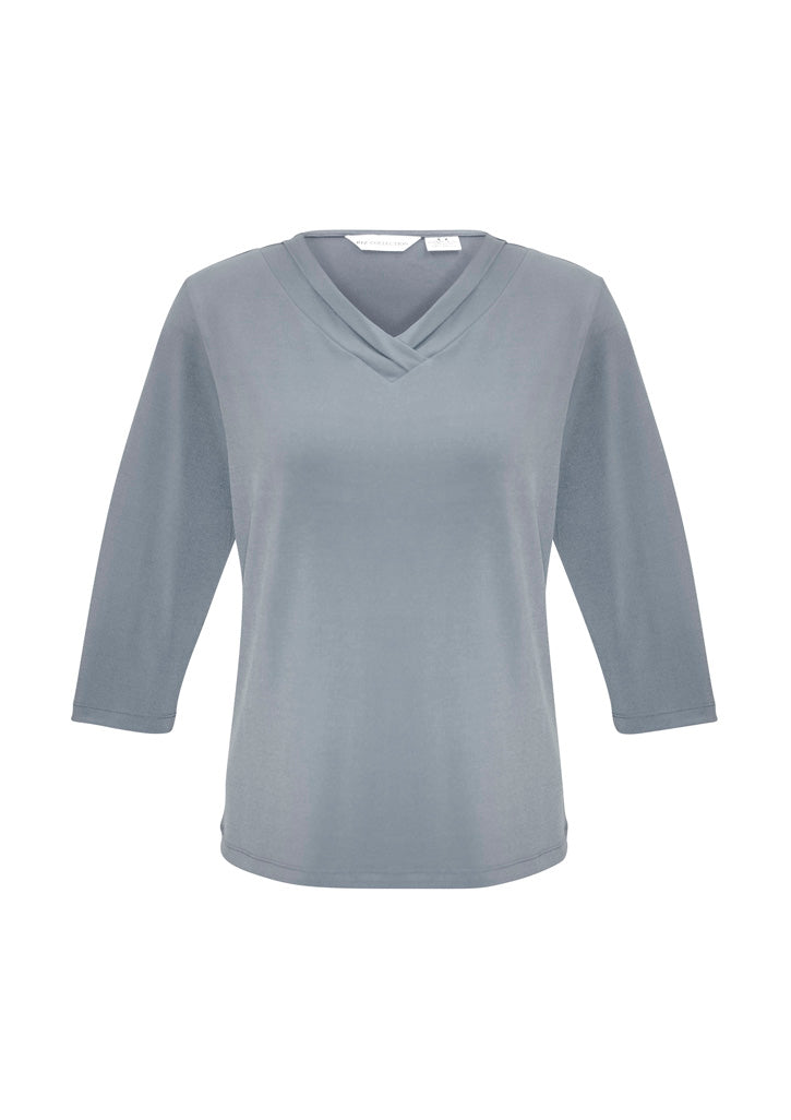 BIZ COLLECTION Womens Lana 3/4 Sleeve Top K819LT Clearance