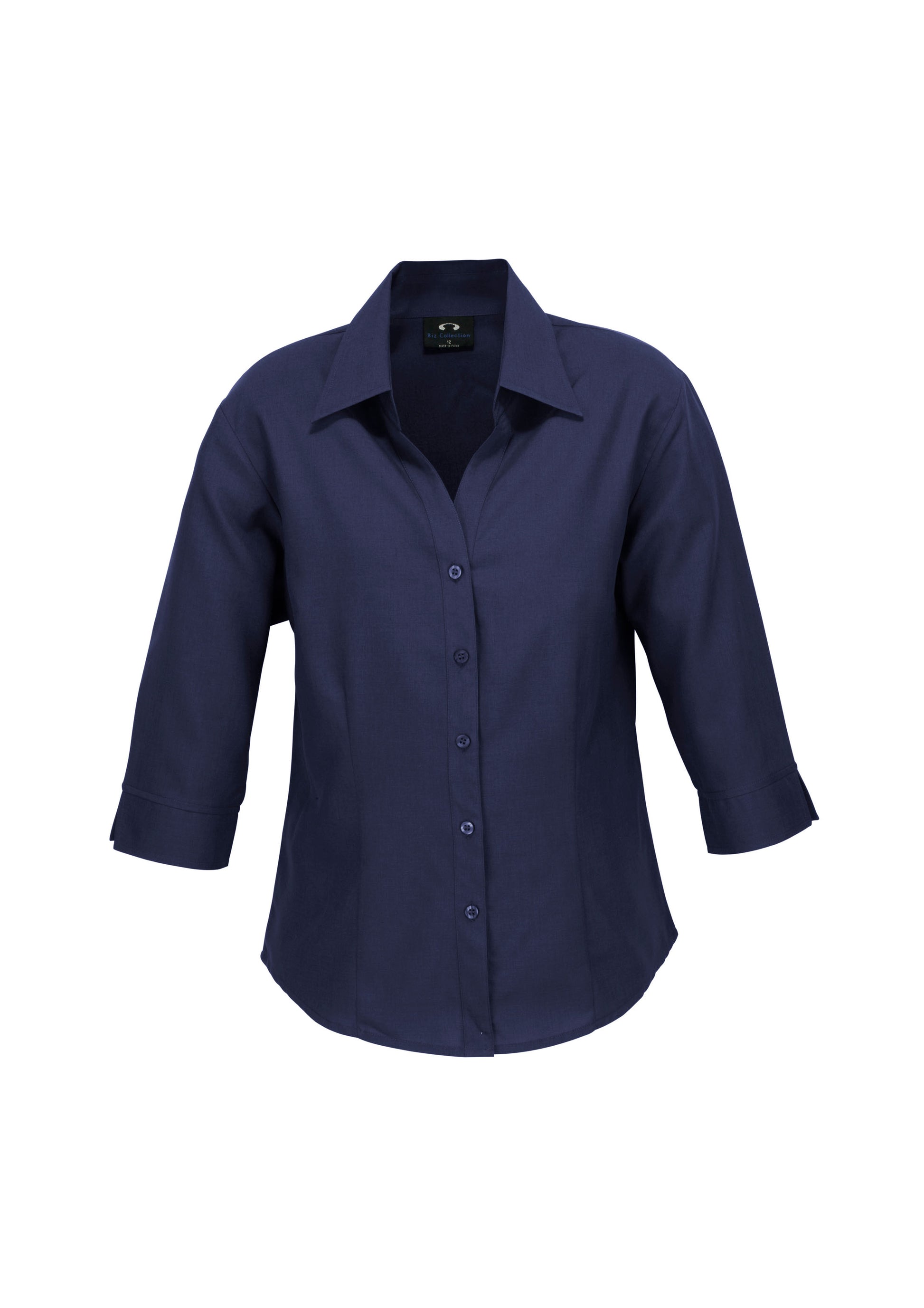 BIZ COLLECTION Womens Oasis 3/4 Sleeve Shirt LB3600